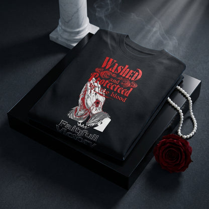 “Washed by the Blood” Essential Cotton T-Shirt