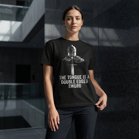 The Tongue Is a Double-Edged Sword Essential Cotton T-Shirt