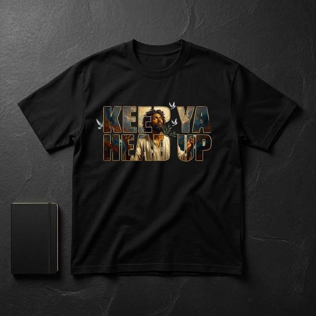 Keep Ya Head Up"Yeshua" Edition Essential Cotton T-Shirt