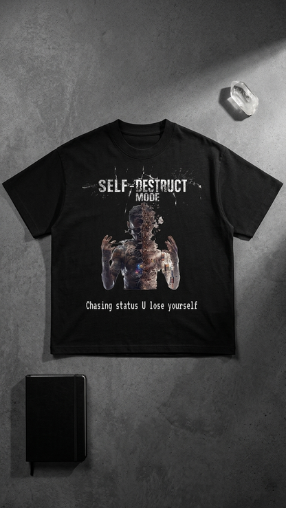 Self Destruction Mode Essential Cotton T-Shirt