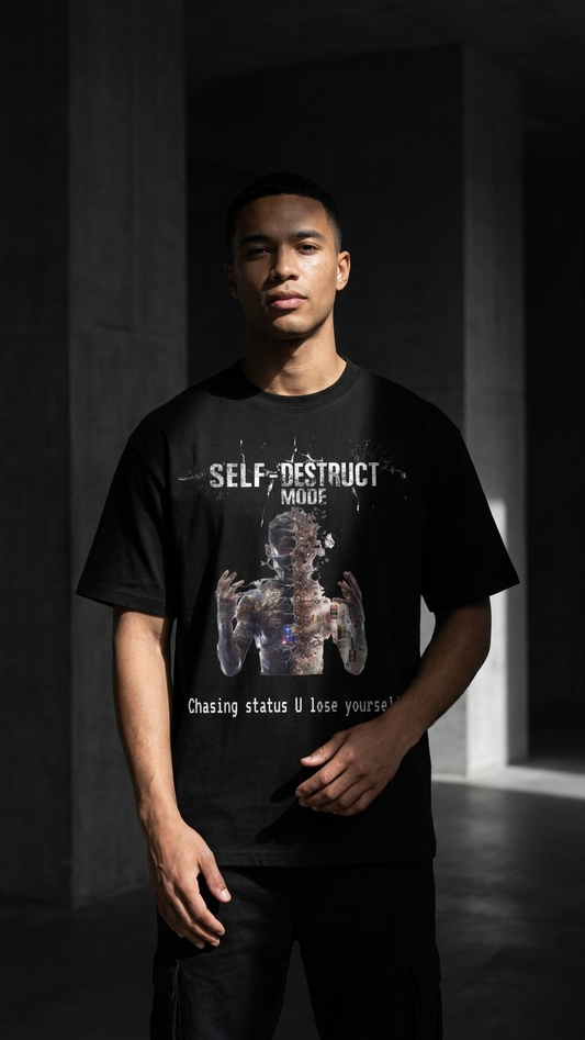 Self Destruction Mode Essential Cotton T-Shirt