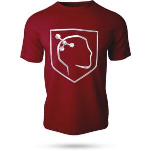 Burgundy/White